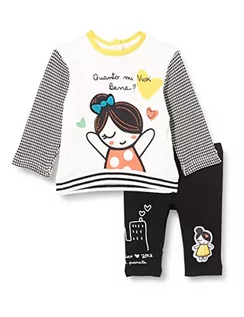 Bluzki dla niemowląt - Chicco Dziewczęca koszulka z krótkim rękawem (2 sztuki), czarny, 3 Miesiące - grafika 1