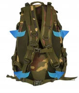 Plecaki - PLECAK TURYSTYCZNY TREKKINGOWY WOJSKOWY TAKTYCZNY SPORTOWY MORO MĘSKI XL - miniaturka - grafika 1