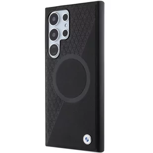 BMW BMHMS24L23RTPK S24 Ultra S928 czarny/black hardcase Signature Leather Half Textured & Circle MagSafe - Etui i futerały do telefonów BMW BMHMS24L23RTPK S24 Ultra S928 czarny/black hardcase Signature Leather Half Textured & Circle MagSafe - Etui i futerały do telefonów - miniaturka - grafika 2