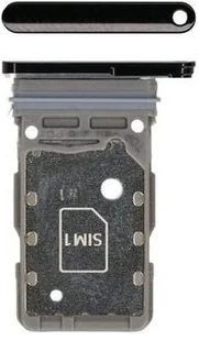 SZUFLADKA TACKA KARTY SIM DO SAMSUNG S21+ PLUS CZARNY - Części serwisowe do telefonów - miniaturka - grafika 1