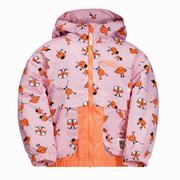 Moda i Uroda OUTLET - Dziecięca kurtka Jack Wolfskin SMILEYWORLD AOP JKT K ICON water lily - 92 - miniaturka - grafika 1