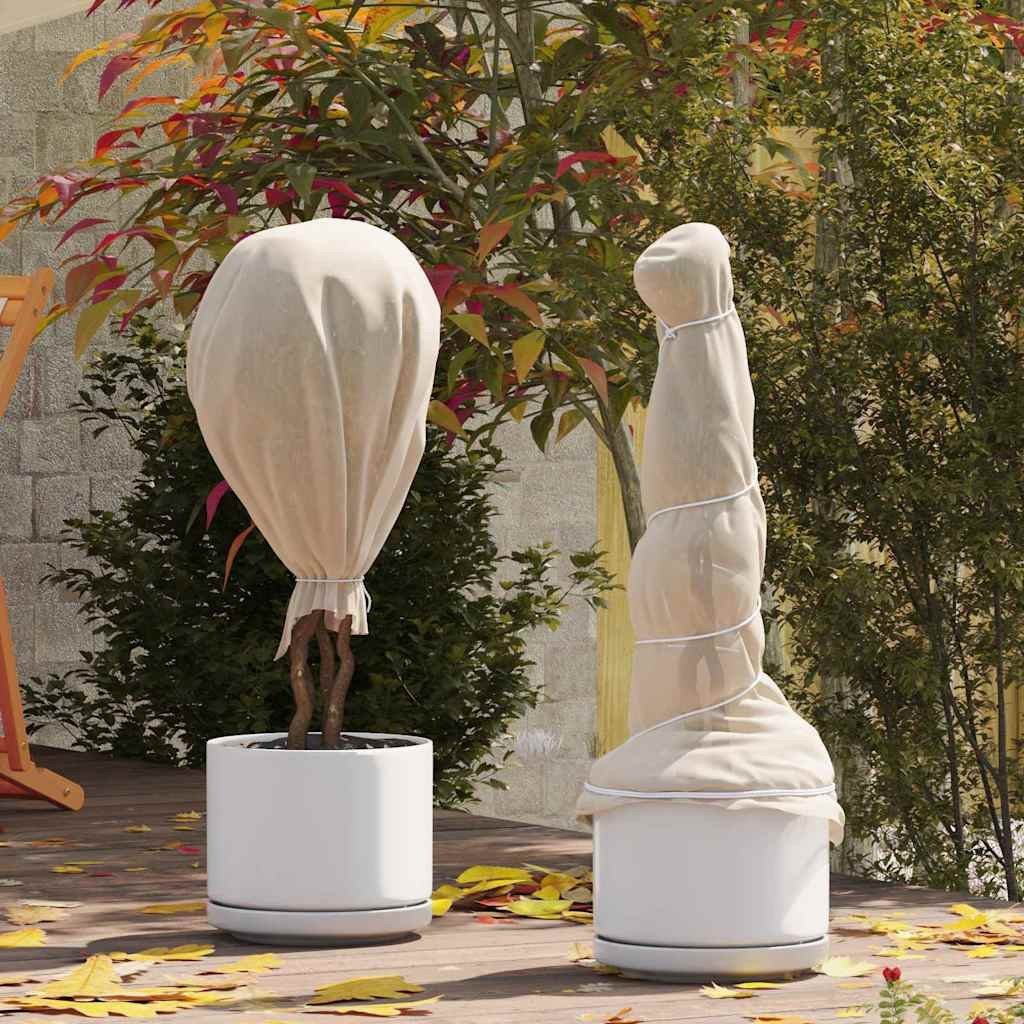 vidaXL Fleece Ochronny dla Roślin Przed Mrozem Beżowy 20 x 1,6 m