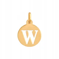 Wisiorki - Złota Przywieszka Literka 585 0.35 g, Śr. 10 mm - miniaturka - grafika 1