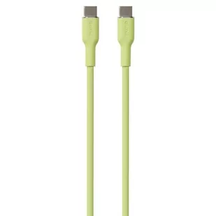 Kabel USB Typ-C - USB Typ-C PURO Icon Soft Cable 1.5 m Jasnozielony - Kable USB - miniaturka - grafika 1