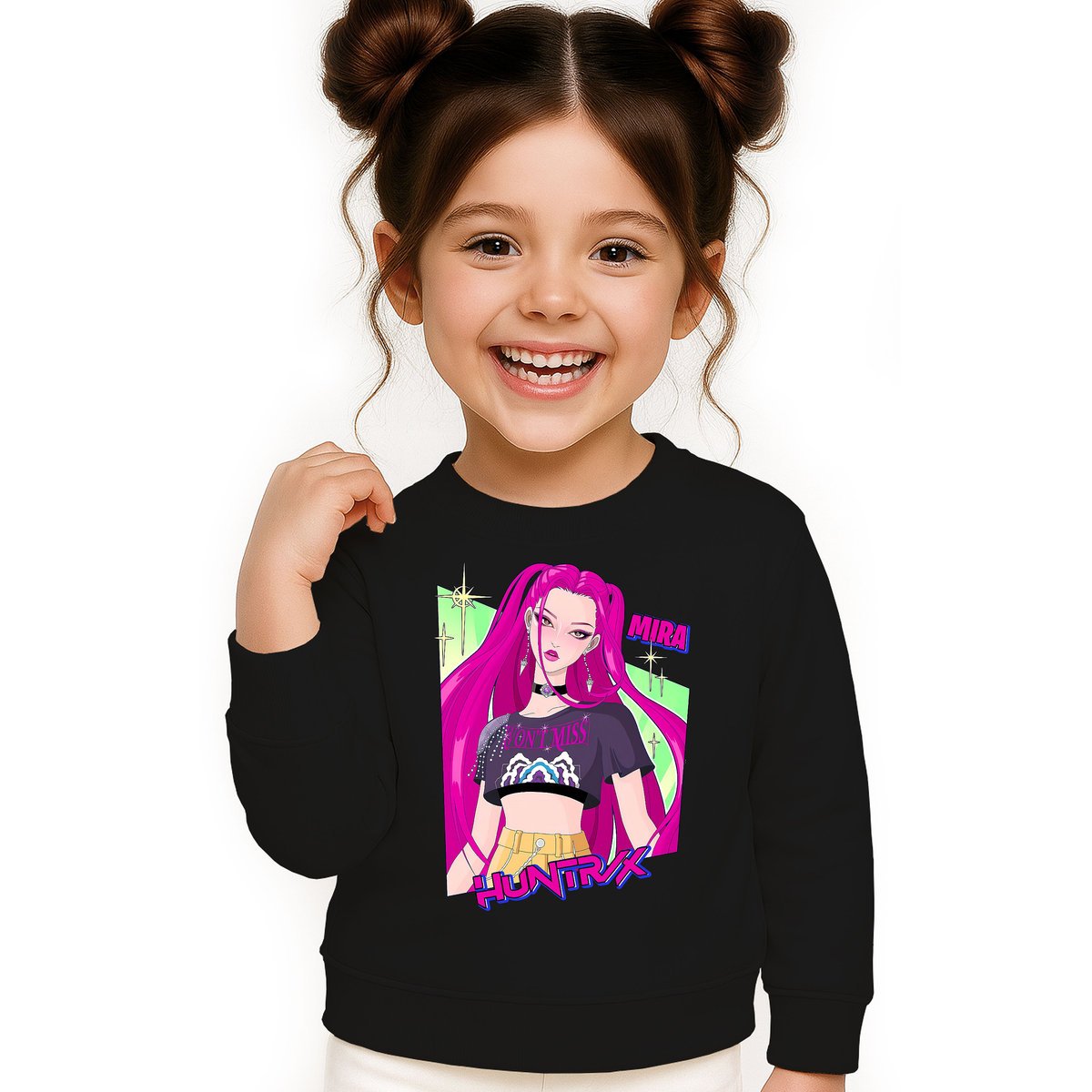BLUZA DZIECIĘCA HUNTRIX MIRA KPOP 134-140 BAWEŁNIANA JAKOŚĆ