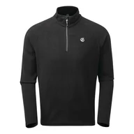 Bluzy męskie - Dare 2b - Męski Polar z Suwakiem Freethink II Czarny, Rozmiar: Xxl - miniaturka - grafika 1