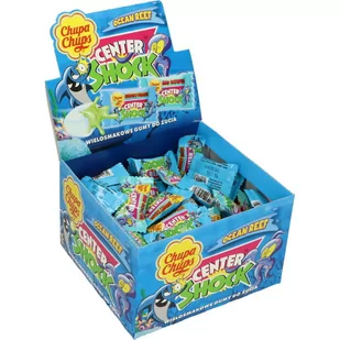 CHUPA CHUPS CENTER SHOCK OCEAN REEF GUMY DO ŻUCIA 100SZT - Gumy do żucia, lizaki, dropsy - miniaturka - grafika 1