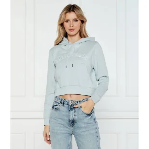 Guess Jeans Bluza Cropped Fit - Bluzy damskie - miniaturka - grafika 1