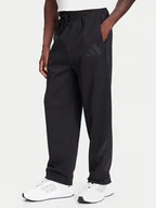Spodnie sportowe męskie - adidas Spodnie dresowe Z.N.E. JC5478 Czarny Loose Fit - miniaturka - grafika 1
