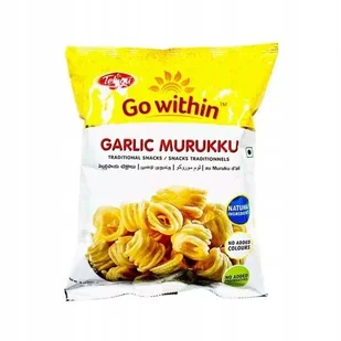 Indyjska przekąska Garlic Murukku Go Within Telugu Foods 170g - Chipsy - miniaturka - grafika 1