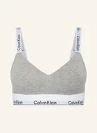Biustonosze - Calvin Klein Biustonosz Bustier Modern Cotton grau - miniaturka - grafika 1