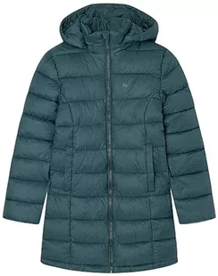 Pepe Jeans Długa kurtka dziewczęca Simone, Zielony (Regent Green), 14 lat - Kurtki i płaszcze dla dziewczynek - miniaturka - grafika 1