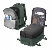 Akcesoria podróżnicze - PLECAK PODRÓŻNY PRÓŻNIOWY bagaż podręczny duży XXL - miniaturka - grafika 1