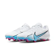 Piłka nożna - Nike Zoom Vapor 15 Academy Fg/Mg męskie buty piłkarskie, White Baltic Blue Hot Punch Co, 41 EU - miniaturka - grafika 1