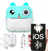 Drukarki - Drukuś 2.0 Drukarka Aparat Natychmiastowy Termiczna + 3 Rolki 2 Kolory - miniaturka - grafika 1