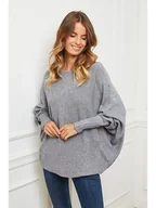 Swetry damskie - Joséfine Sweter "Egale" w kolorze szarym - miniaturka - grafika 1