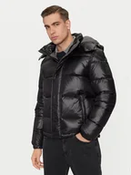 Kurtki męskie - La Martina Kurtka puchowa ZMO021 PA067 Czarny Regular Fit - miniaturka - grafika 1
