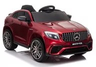 Pojazdy elektryczne dla dzieci - LEAN CARS Auto na akumulator Mercedes QLS-5688 Czerwony Lakier 4x4 LT-5571-0 - miniaturka - grafika 1