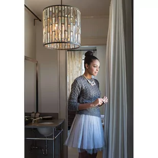 Elstead Lighting średnica 40,6 cm lampa wisząca Gemma - Lampy sufitowe - miniaturka - grafika 1