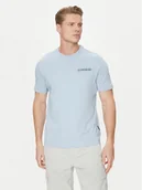 Koszulki męskie - Napapijri T-Shirt S-Sovana NP0A4IE4 Błękitny Regular Fit - miniaturka - grafika 1