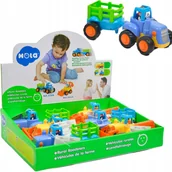 Samochody i pojazdy dla dzieci - Smily TRAKTOR Z PRZYCZEPĄ DISPL. 6/54/108 326AB AN09 - miniaturka - grafika 1