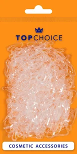 TOP CHOICE Gumki do włosów - transparentne (26928) 1 op. - 500 szt. - Ozdoby do włosów - miniaturka - grafika 1