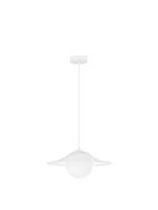 Lampy sufitowe - Wisząca lampa drucianaLE42932 industrial biała - miniaturka - grafika 1