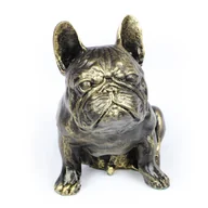 Figurki dekoracyjne - Buldog francuski I - statuetka psa, siedzący pies na biurko, ozdoba do salonu miłośnika psów marki Art-Dog - miniaturka - grafika 1