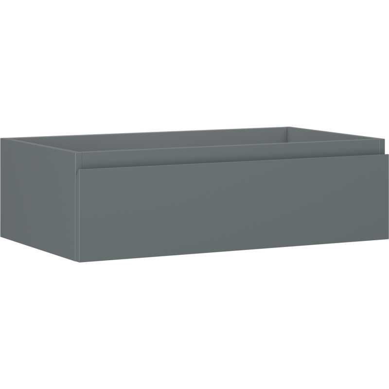 Mexen Orio szafka łazienkowa podumywalkowa 80 cm, 1 szuflada, grafit mat - 91A10-08023-1-BF66