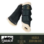 Akcesoria jeździeckie - Eskadron Ochraniacze kontaktowe GLITTER MESH Heritage AW 2021/22 - - antique green - miniaturka - grafika 1