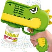 Bańki mydlane - PISTOLET DO BANIEK MYDLANYCH APARAT BLU PŁYN MASZYNKA GENERUJĄCA FRU BĄBELKI - miniaturka - grafika 1