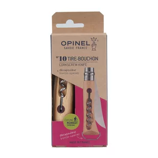 Opinel - Nóż N°10 z korkociągiem - Inox - Noże - miniaturka - grafika 1