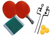 Zabawki i gry sportowe - ADAR Rakietki do ping-ponga + piłeczki siatka 216907 - miniaturka - grafika 1