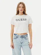 Koszulki i topy damskie - Guess T-Shirt V5GI19 I3Z14 Écru Regular Fit - miniaturka - grafika 1