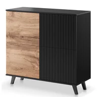 Komody - Industrialna komoda z lamelami M8-A05 - miniaturka - grafika 1