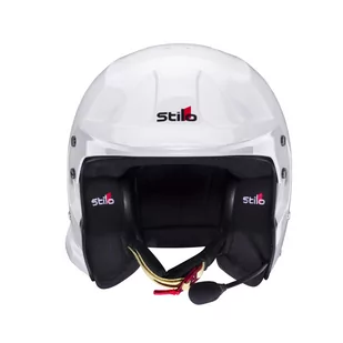Kask otwarty z interkomem Stilo Venti TROPHY Plus biały (FIA-SNELL) - Kaski do sportów motorowych - miniaturka - grafika 2