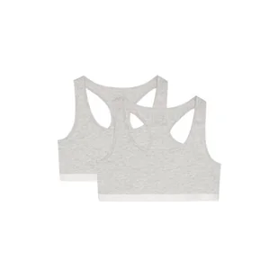 Biustonosz damski 4F stanik sportowy top 2-pack UBRAF027-27M - Biustonosze - miniaturka - grafika 1