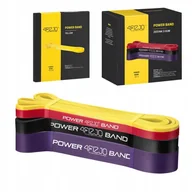 Gumy, taśmy, ekspandery - POWER BAND Zestaw 4 Gum Taśm Fitness Do Ćwiczeń - miniaturka - grafika 1
