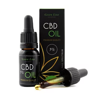 Olejek Cbd 5% 10ml Green Line Full Spectrum - Suplementy naturalne - miniaturka - grafika 1