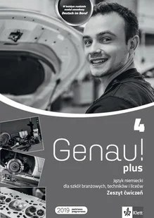 Genau plus 4. Ćwiczenia + kod dostępu do podręcznika interaktywnego - Podręczniki dla liceum - miniaturka - grafika 1