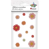 Pozostałe akcesoria dla plastyków - Titanum Kwiatki samoprzylepne stokrotki 3D mix 12szt - miniaturka - grafika 1
