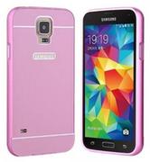 Etui i futerały do telefonów - Bumper Alu Samsung Galaxy S5 Różowy - miniaturka - grafika 1