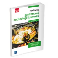 Podręczniki do technikum - WSiP Podstawy gastronomii i technologii żywności Podręcznik do nauki zawodu Technik żywienia i usług gastronomicznych Kucharz Część 1 - Kmiołek-Gizara Anna - miniaturka - grafika 1