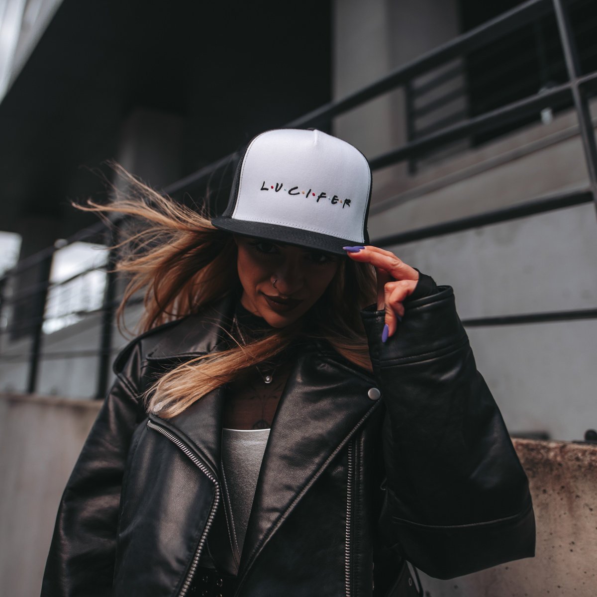 Czapka z Daszkiem Holy Blvk Lucifer Friends Trucker