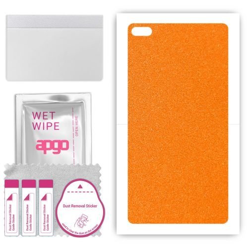 folia naklejka skórka strukturalna na TYŁ do Lenovo Tab7 - Pomarańczowy Pastel Matowy - apgo SKINS