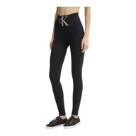 Legginsy - Calvin Klein legginsy damskie Ckj Women Leginsy 1P High-waist Monogram S - miniaturka - grafika 1