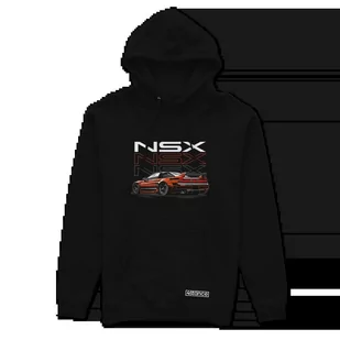 Czarna bluza z kapturem Honda NSX-L - Odzież do sportów motorowych - miniaturka - grafika 1
