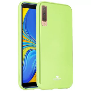 Mercury Jelly Case Samsung Galaxy A7 2018 limonkowy MER003976 - Etui i futerały do telefonów - miniaturka - grafika 1