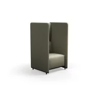 Inne meble biurowe - Fotel CLEAR SOUND, 1-osobowy, tkanina Focus Melange, beżowy - miniaturka - grafika 1