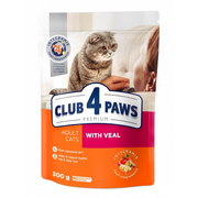 Sucha karma dla kotów - Club4Paws - Karma sucha z cielęciną dla kota - miniaturka - grafika 1